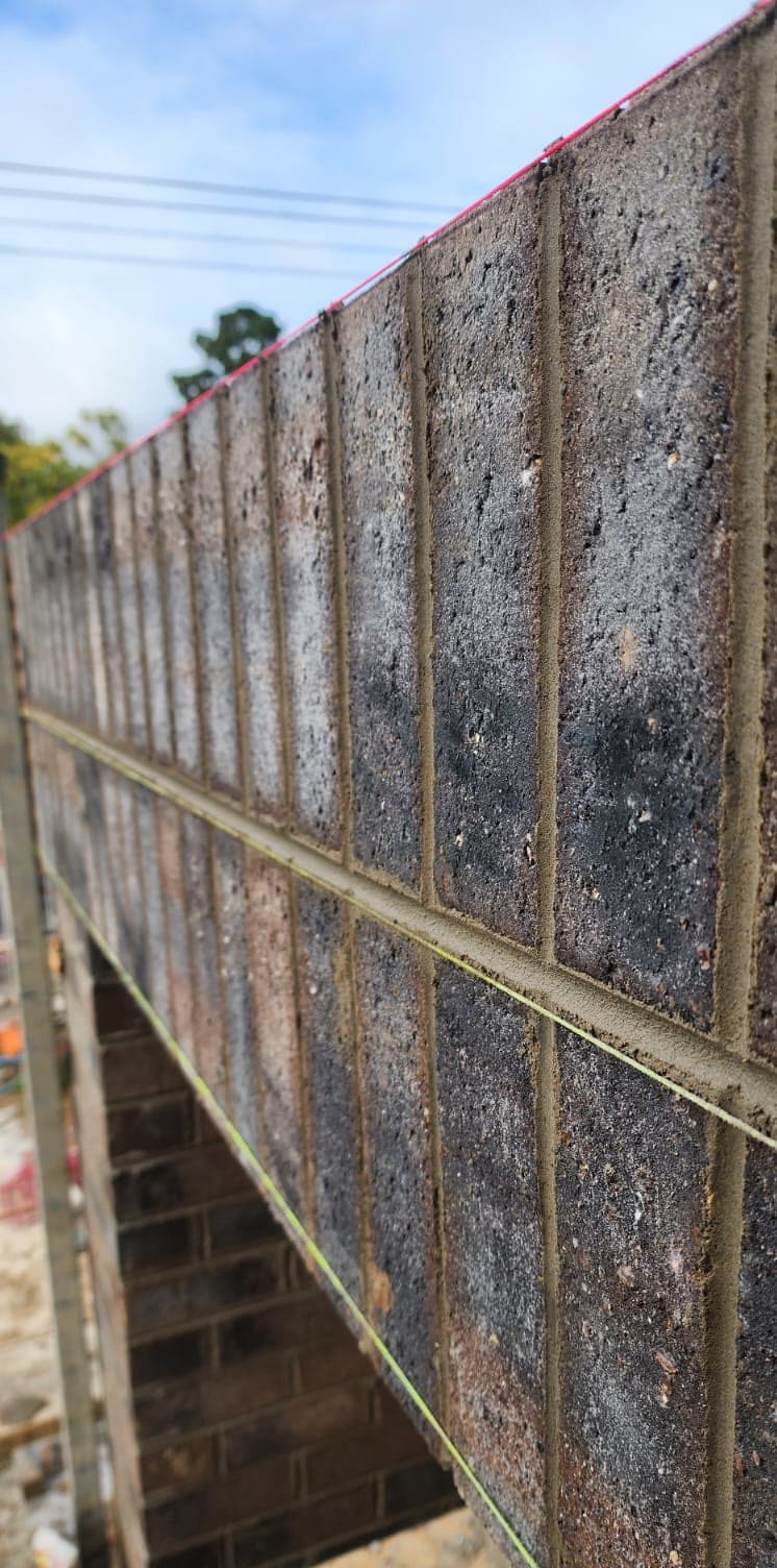precision bricklaying on a modern home facade — JC Brick & Blocklaying — bricklayer Melbourne eastern suburbs