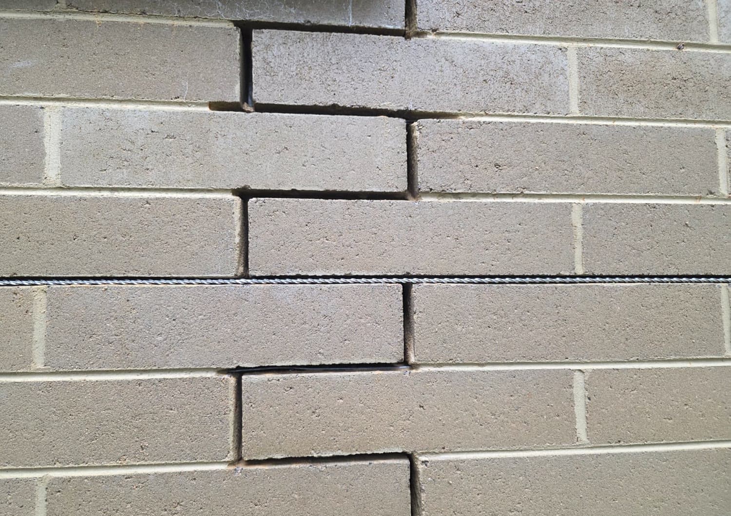 remedial brickwork repair on a brick wall — JC Brick & Blocklaying — bricklayer Melbourne eastern suburbs