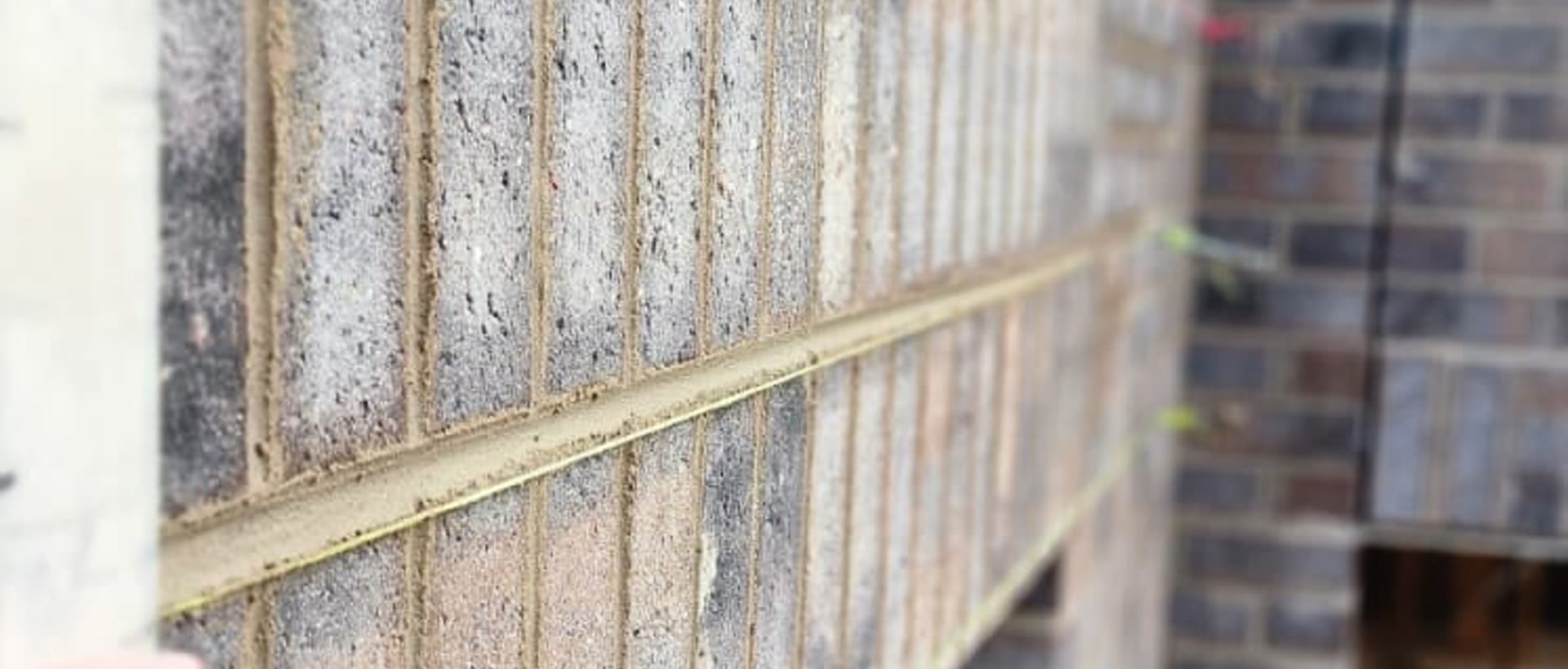 architectural brickwork melbourne — new build cream brick facade eastern suburbs